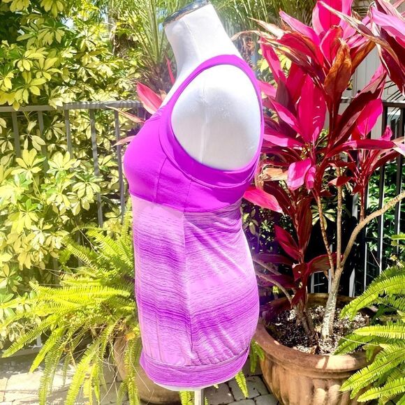 Athleta Stride Crunch and Punch Bra Tank (Purple) - Picture 3 of 9